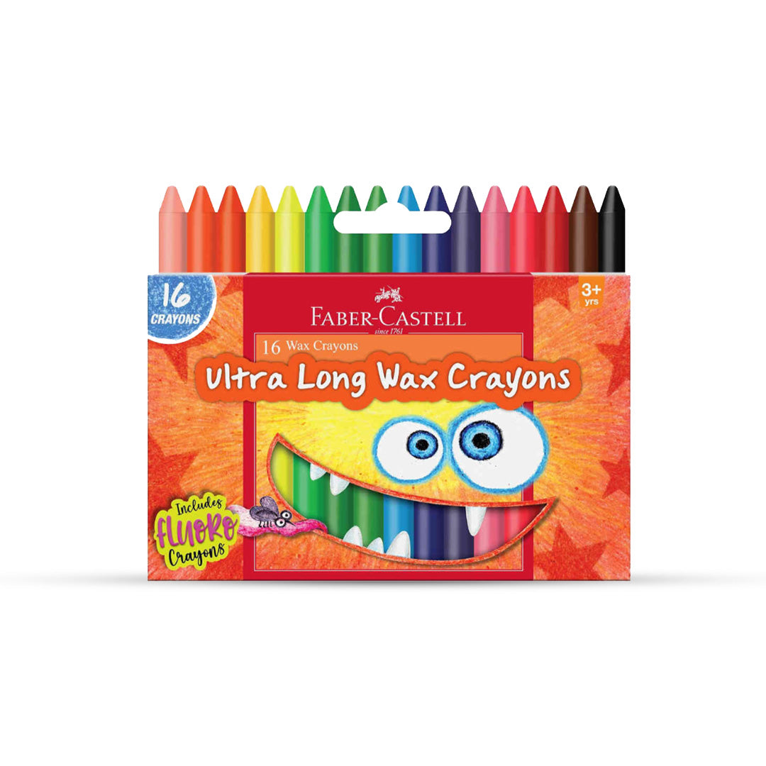 Faber-Castell Ultra Long Wax Crayon Set