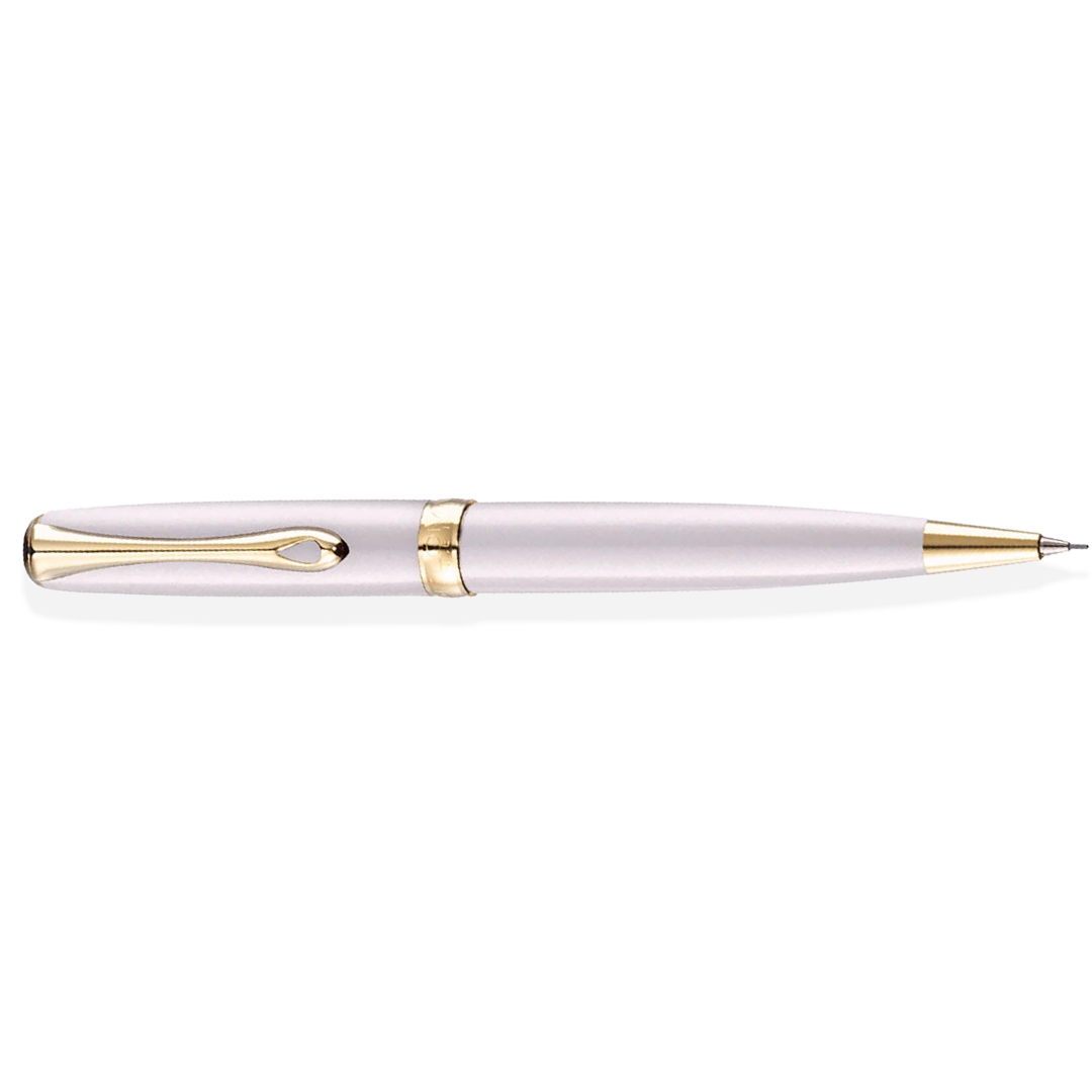 Diplomat Excellence A2 Pearl White Gold Mechanical Pencil D40219050