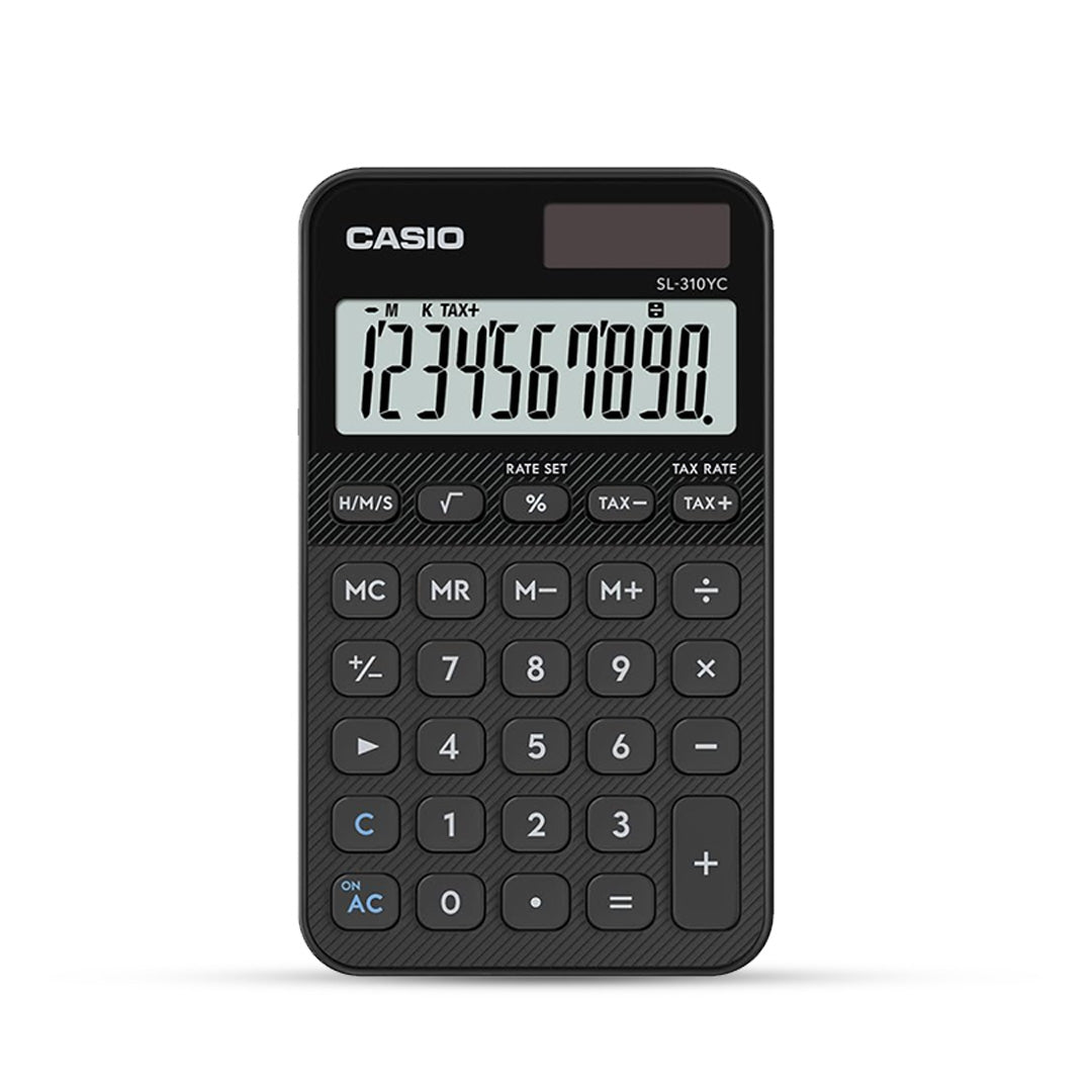 Casio SL-310YC Stylish and Colourful 10-Digit Calculator