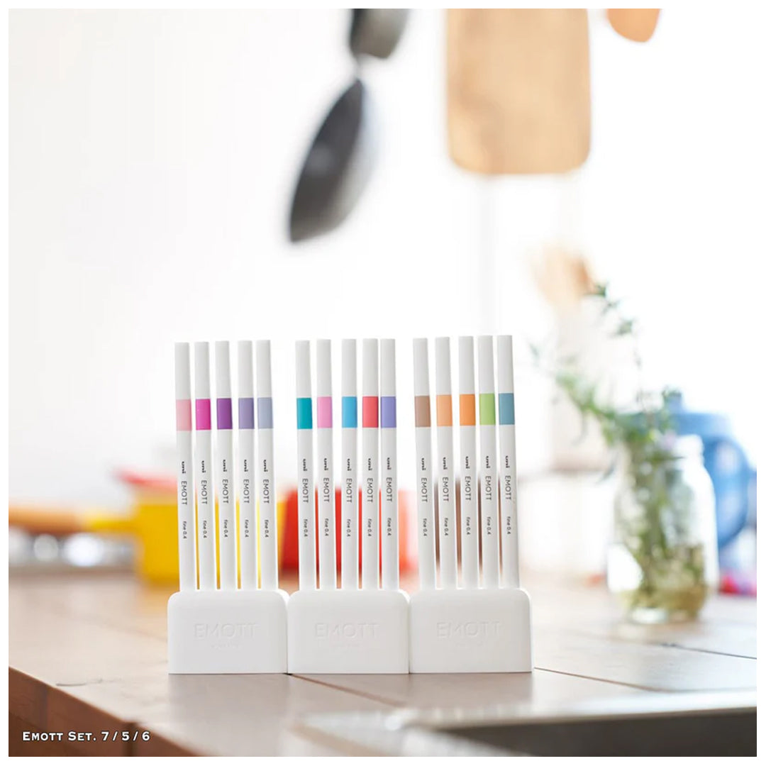 Uni Emott Pens 5-color set