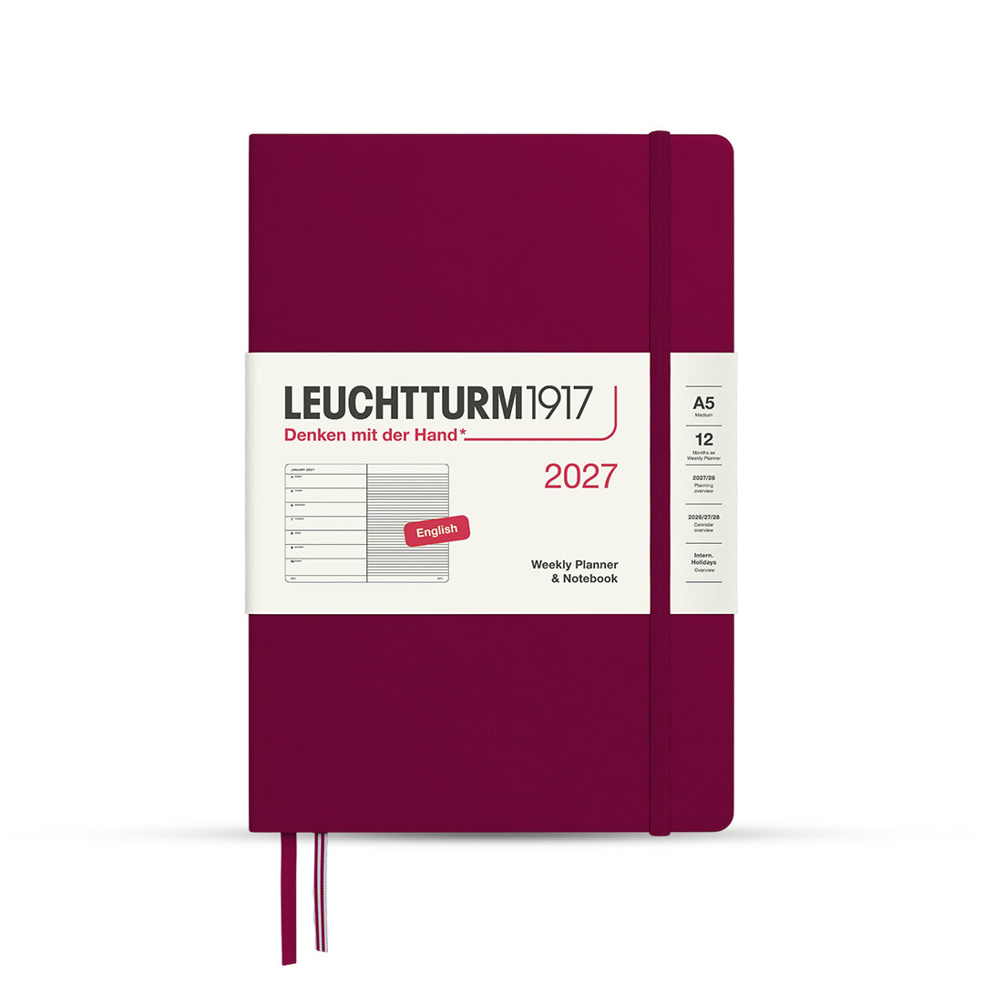 Leuchtturm1917 2027 A5 Hardcover Weekly Planner