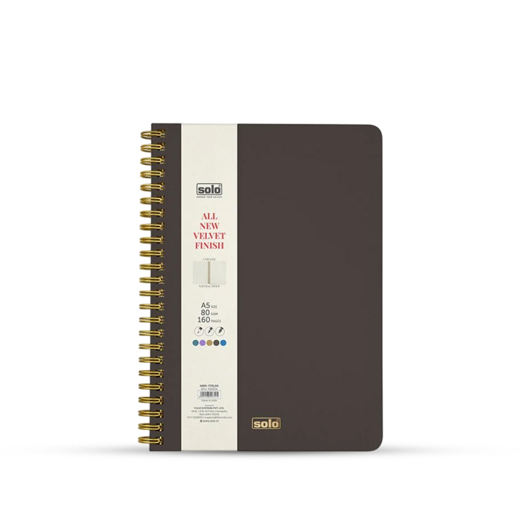Solo Velvet A5 Ruled Notebook
