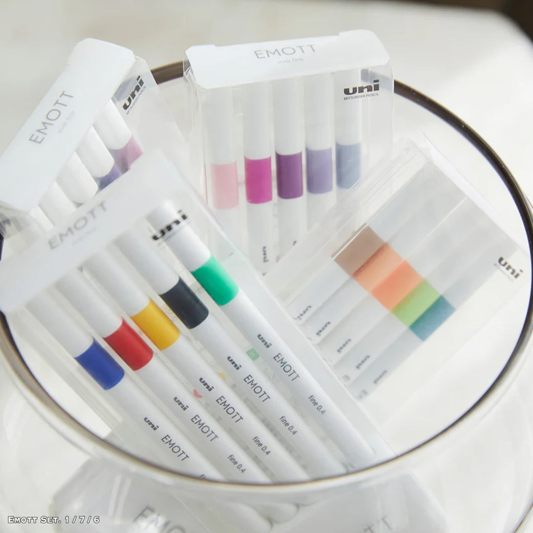 Uni Emott Pens 5-color set