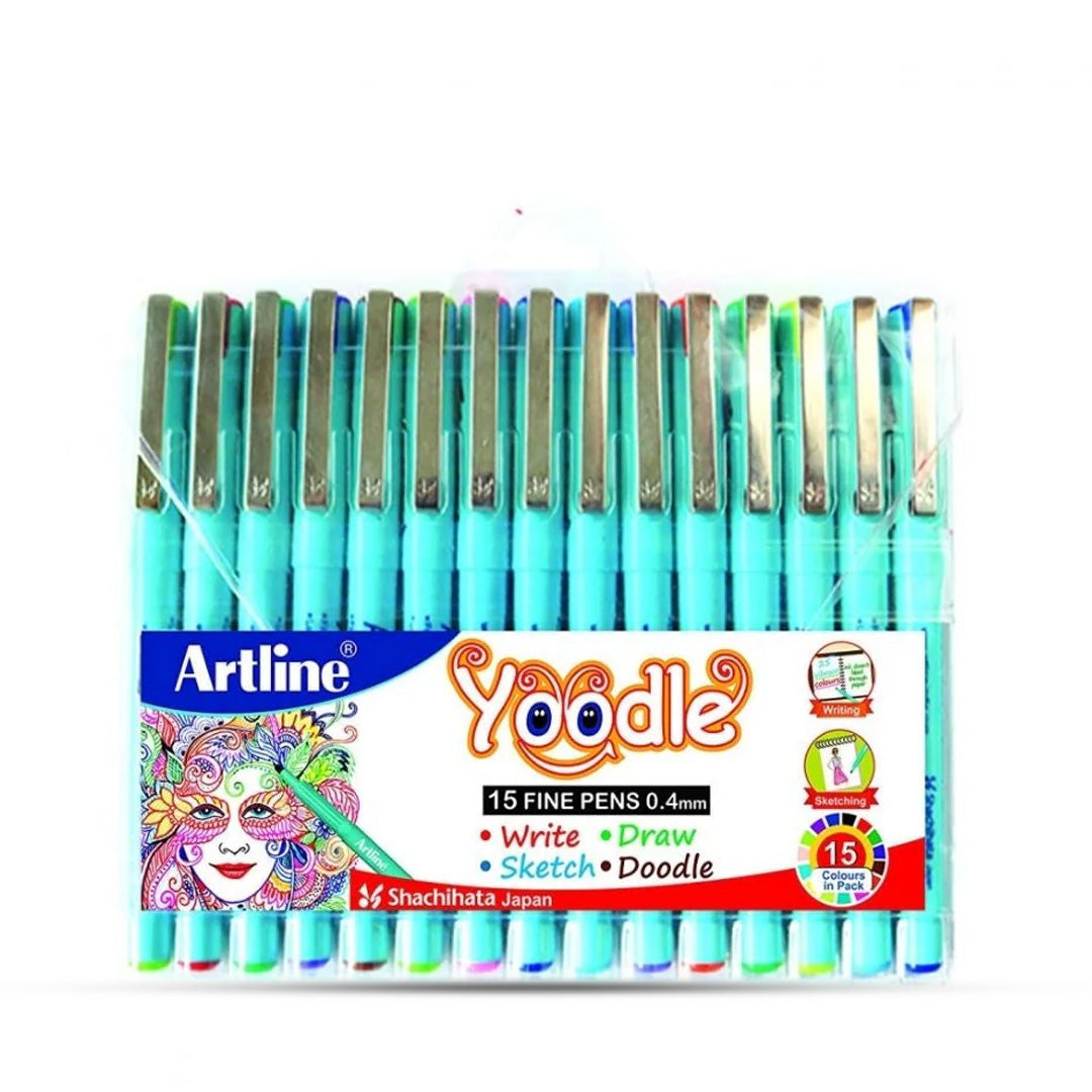 Artline 0.4 mmYoodle Fine Line Pens