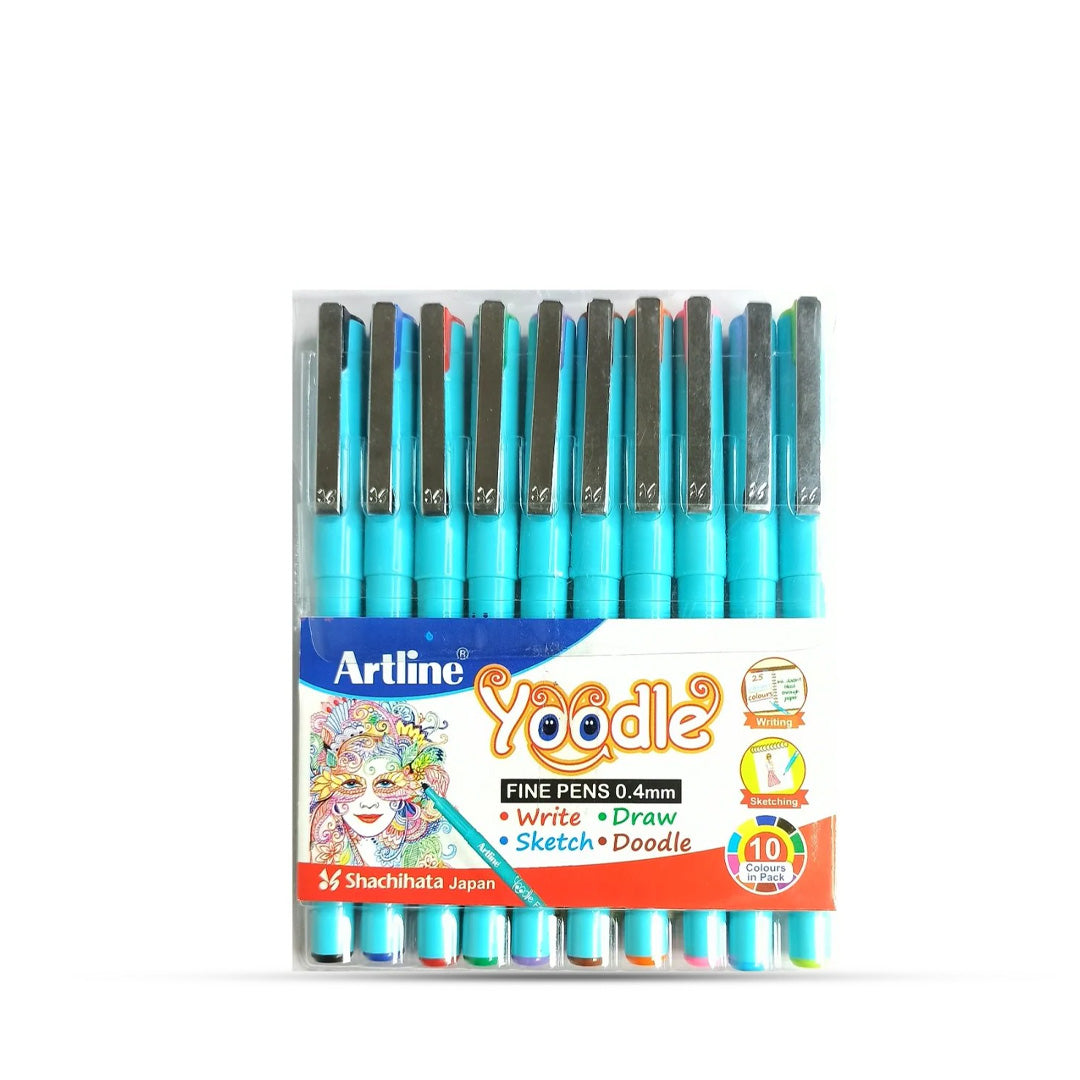 Artline 0.4 mmYoodle Fine Line Pens