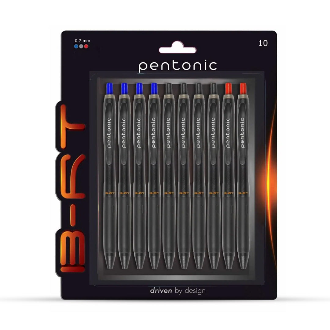 Pentonics 0.7m Ball Point Pen Blister Set