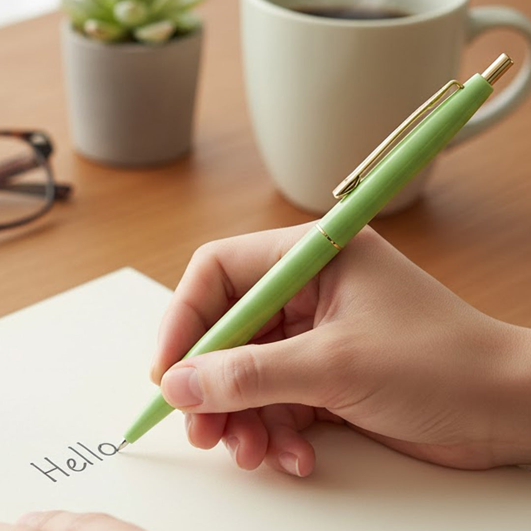 BIC Click Gold Ballpoint Pen