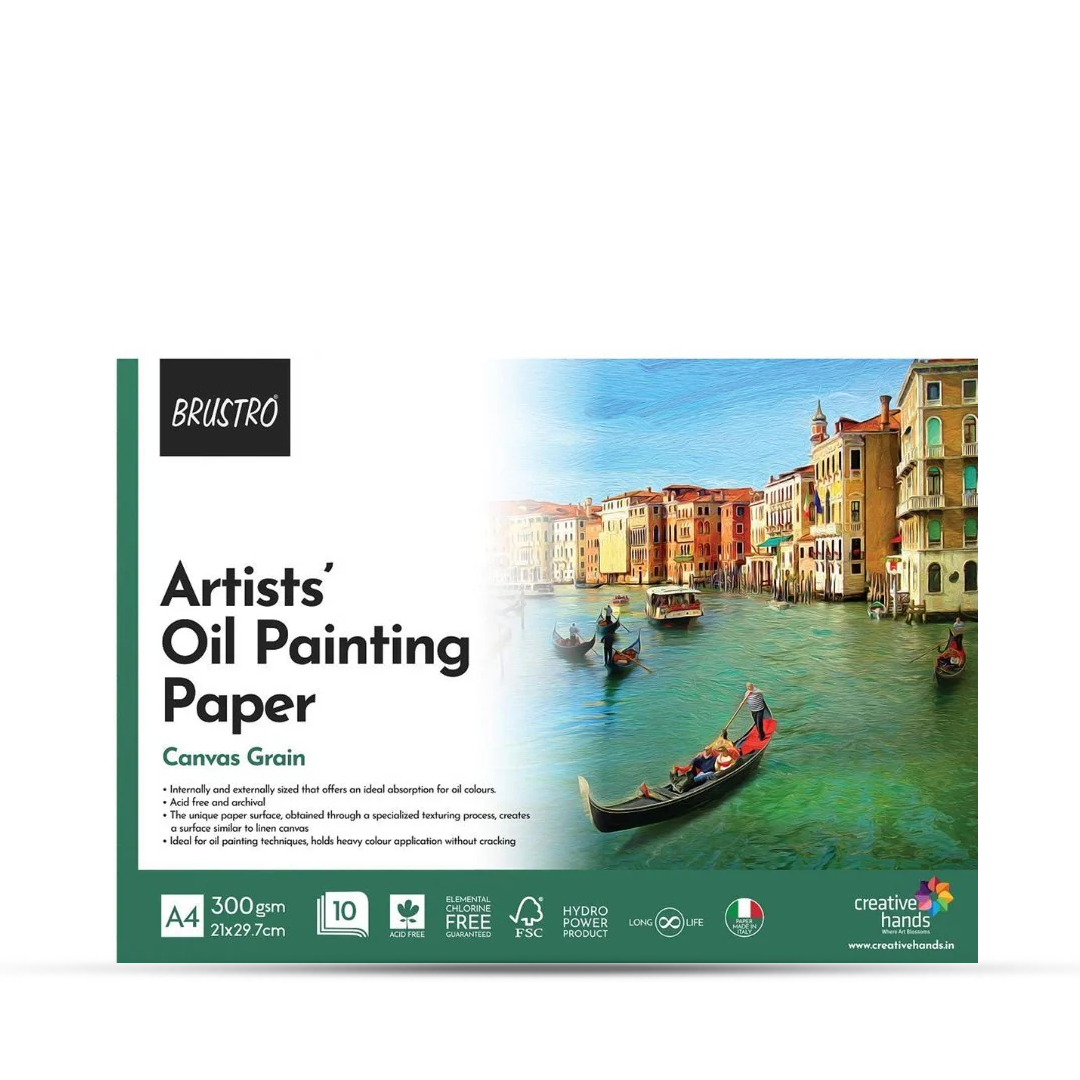 Brustro A4 Artists Oil Painting Paper