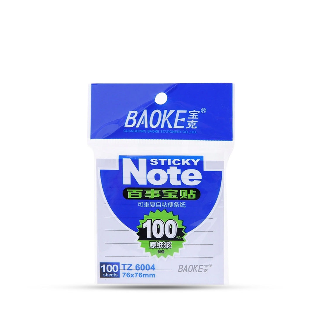 Baoke 76x76mm sticky Note
