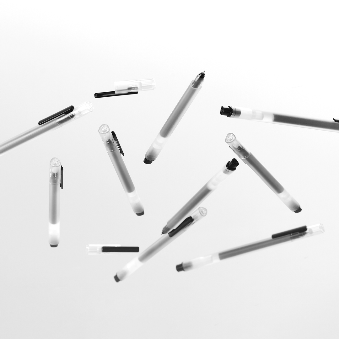 Kaco Base 0.5mm High-Cap Triangular Gel Pen Set