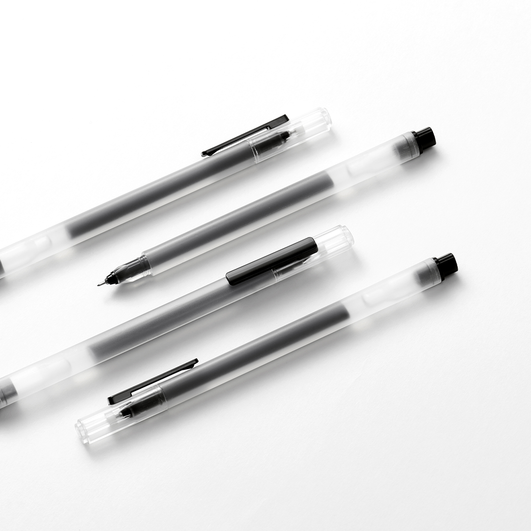 Kaco Base 0.5mm High-Cap Triangular Gel Pen Set