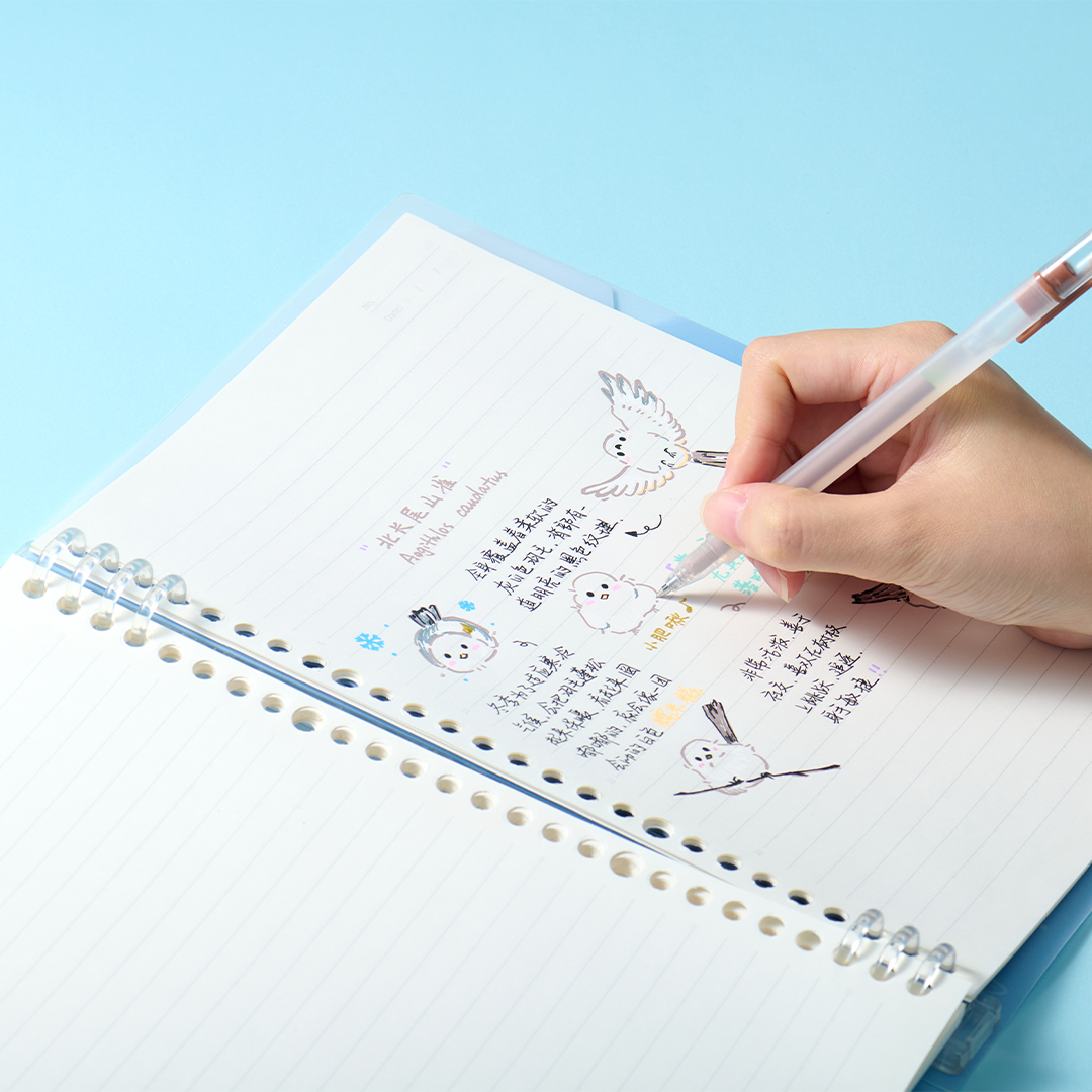 Kaco Base 12 Mix Color Gel Pen Set