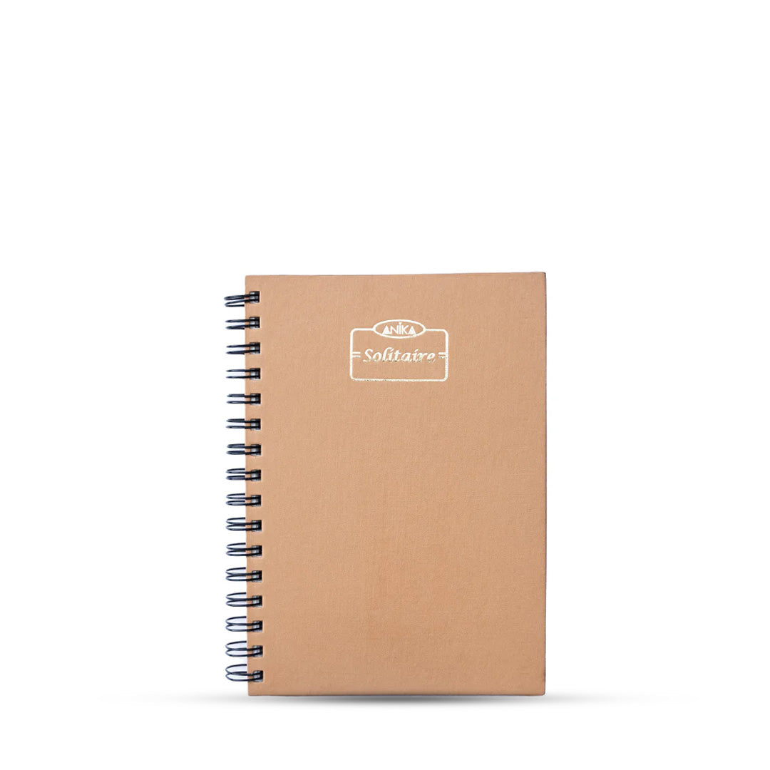 Anika Solitaire Ruled Wiro Notebook