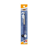 Bic Ballpoint Pen 0.5mm Click Gold Black Ink  Poly Package