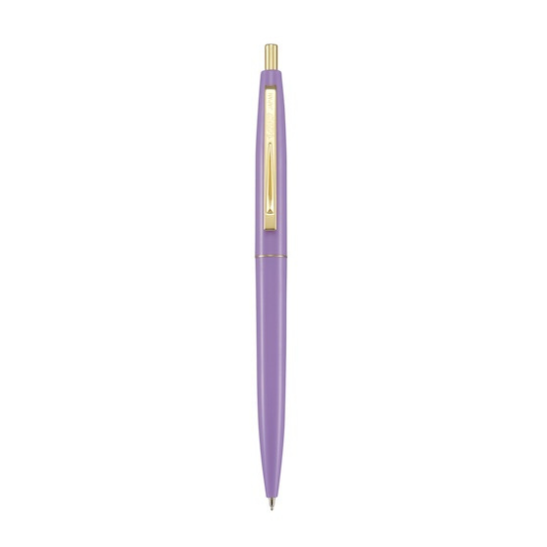 Bic Ballpoint Pen 0.5mm Click Gold Black Ink  Poly Package