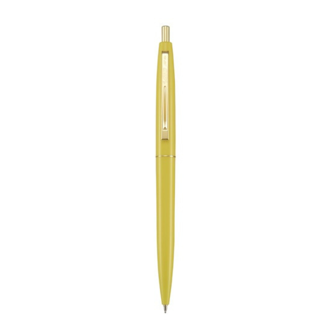 Bic Ballpoint Pen 0.5mm Click Gold Black Ink  Poly Package