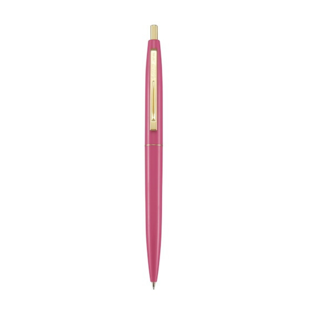 Bic Ballpoint Pen 0.5mm Click Gold Black Ink  Poly Package
