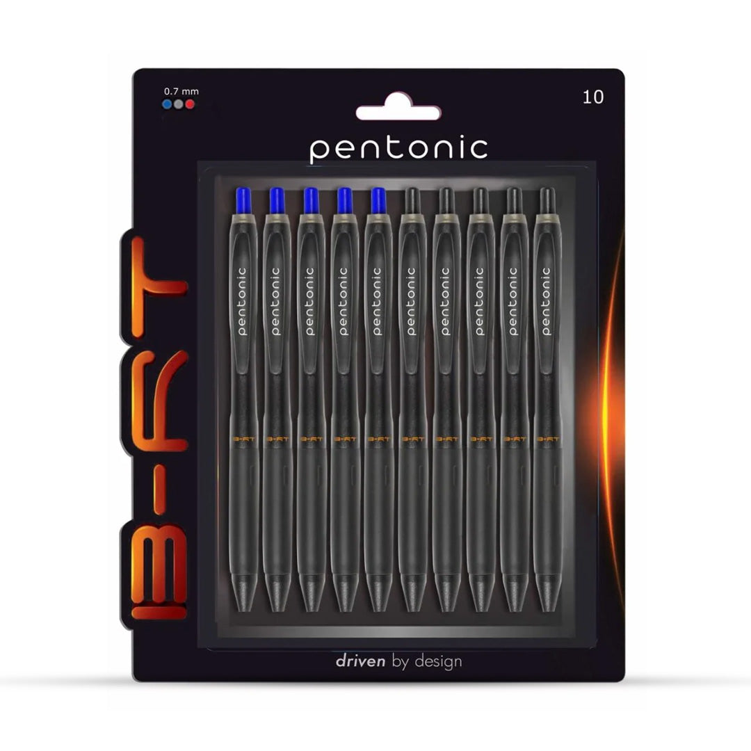 Pentonics 0.7m Ball Point Pen Blister Set