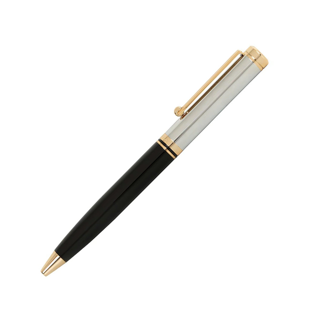 Arista Ballpoint Pen With Gold Chrome Table Clock