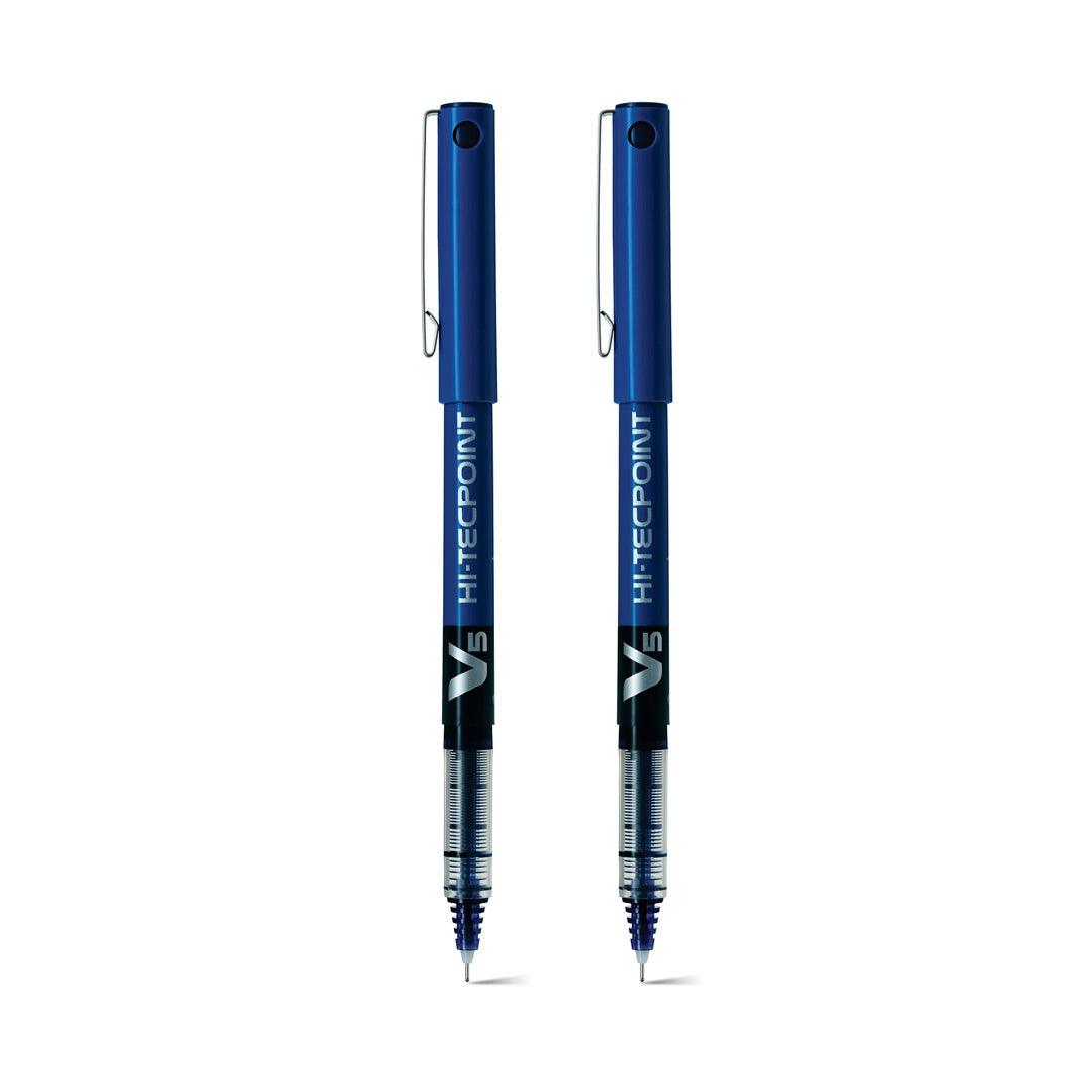 Pilot V5 Hi-Tecpoint Roller Ball Pen Set