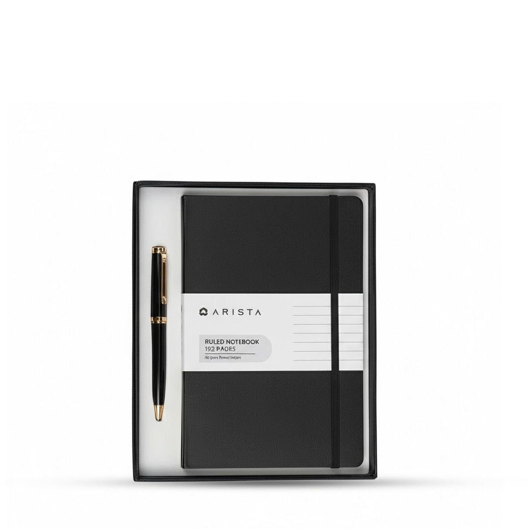Arista Ballpoint Pen With A5 Note Book