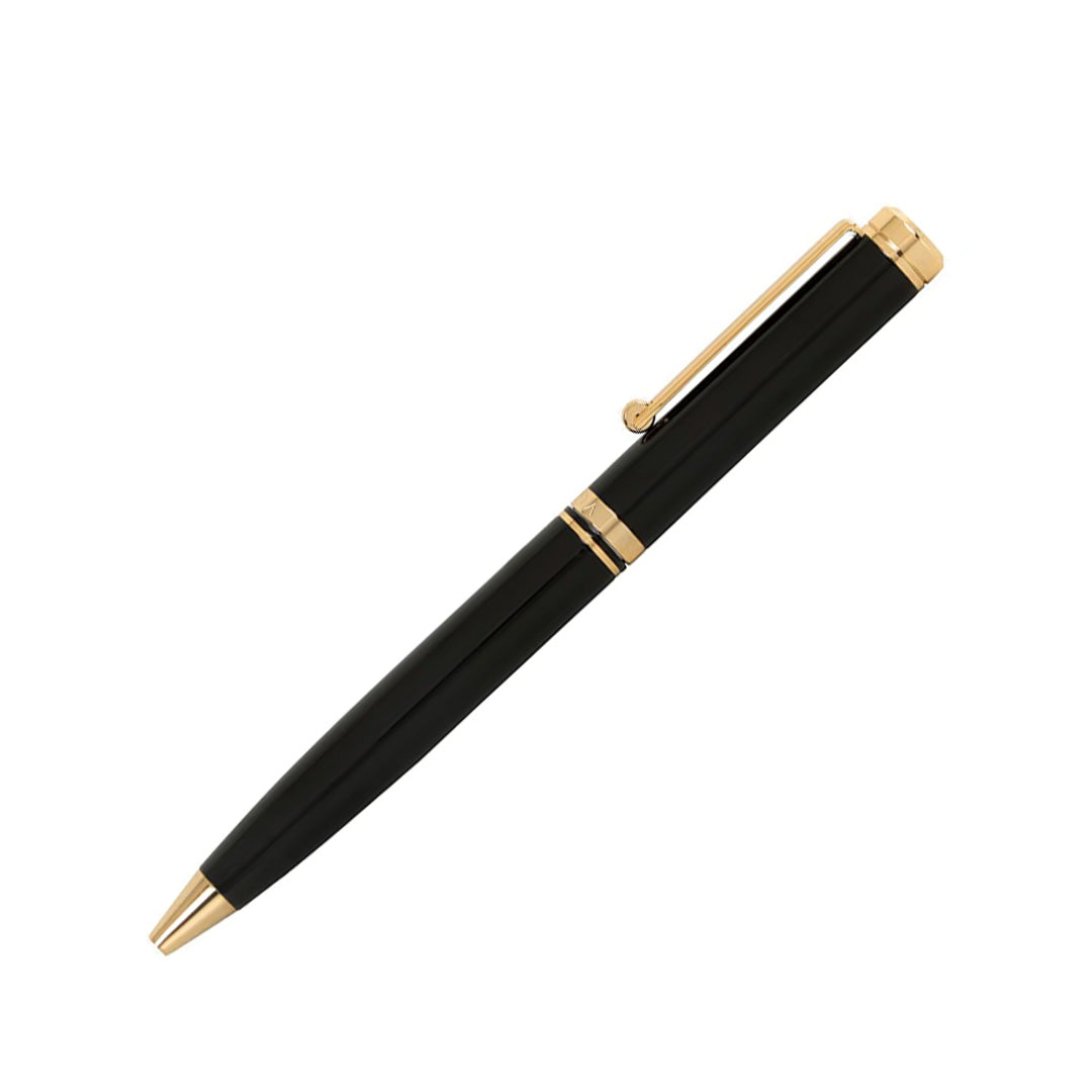 Arista Ballpoint Pen With Gold Chrome Table Clock