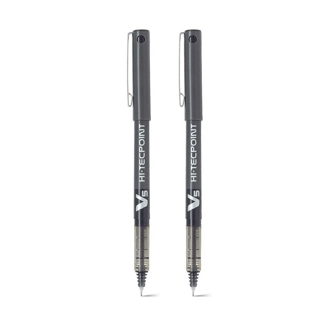 Pilot V5 Hi-Tecpoint Roller Ball Pen Set