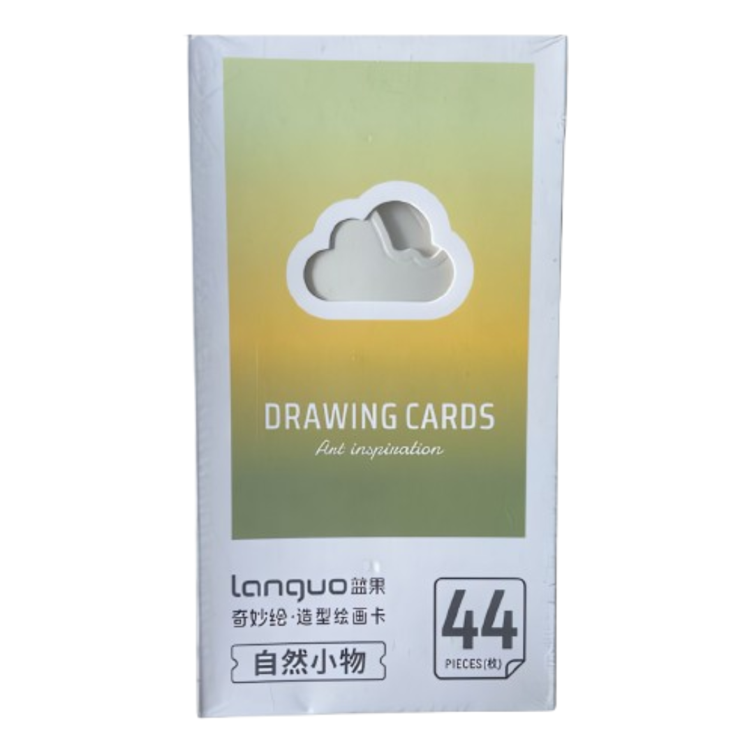 Blue Fruit Drawing Cards Art Inspriration