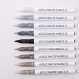 Blue Fruit Acrylic Water-Based Marker Pen Pack of 9