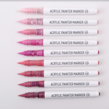 Blue Fruit Acrylic Water-Based Marker Pen Pack of 9