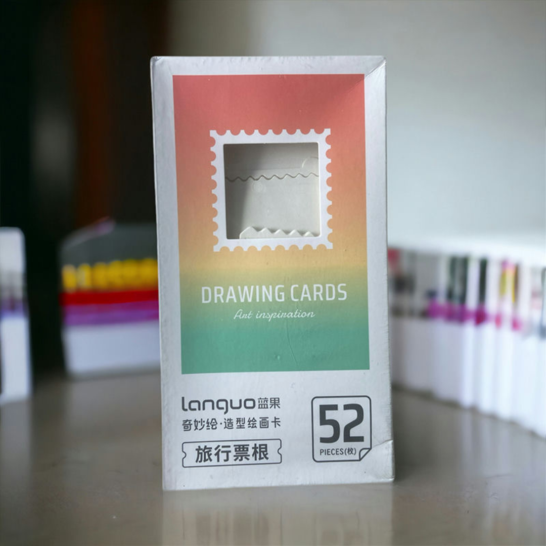 Blue Fruit Drawing Cards Art Inspriration