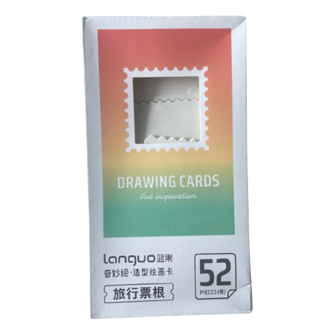 Blue Fruit Drawing Cards Art Inspriration