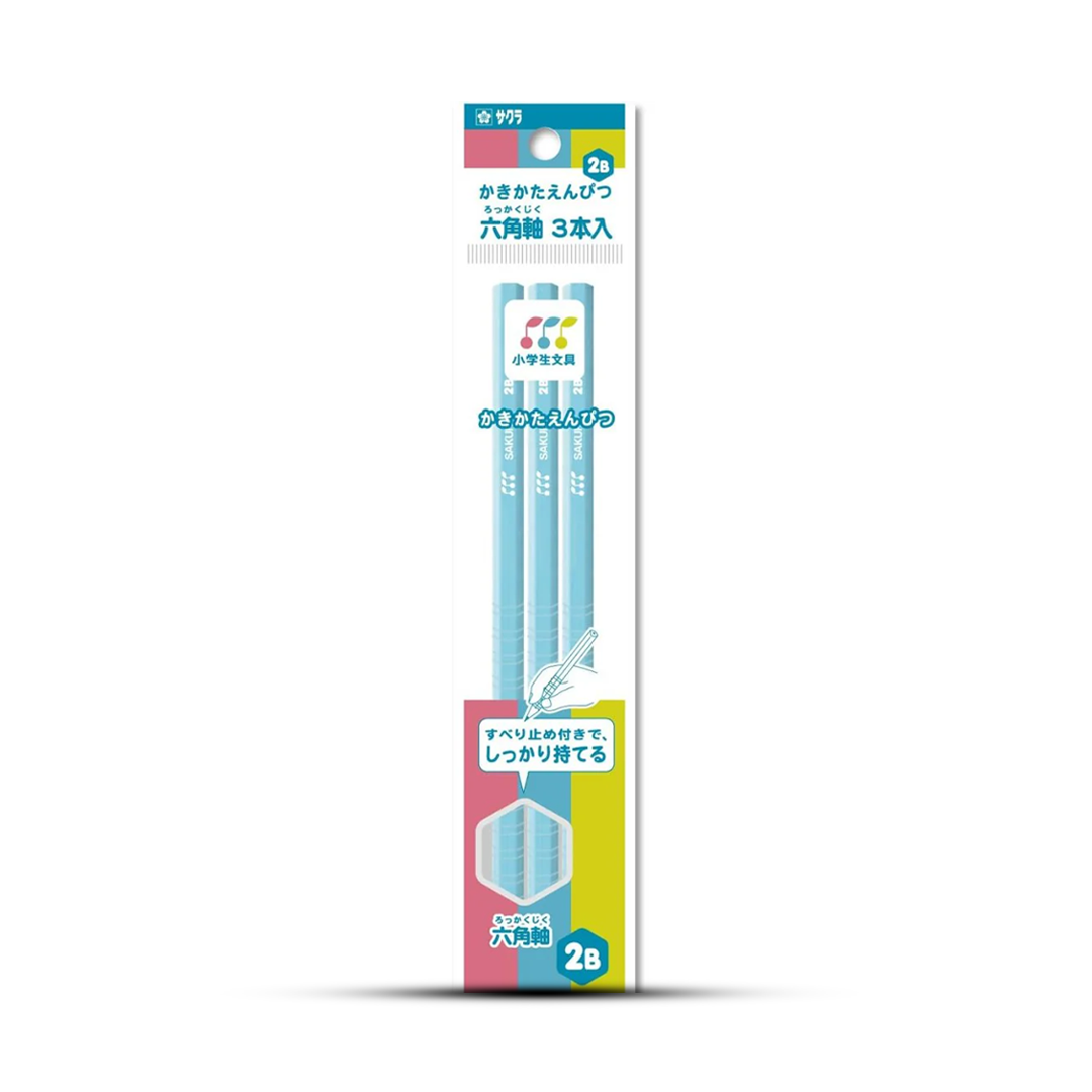 Sakura Kakikata Hexagon Pencil Set