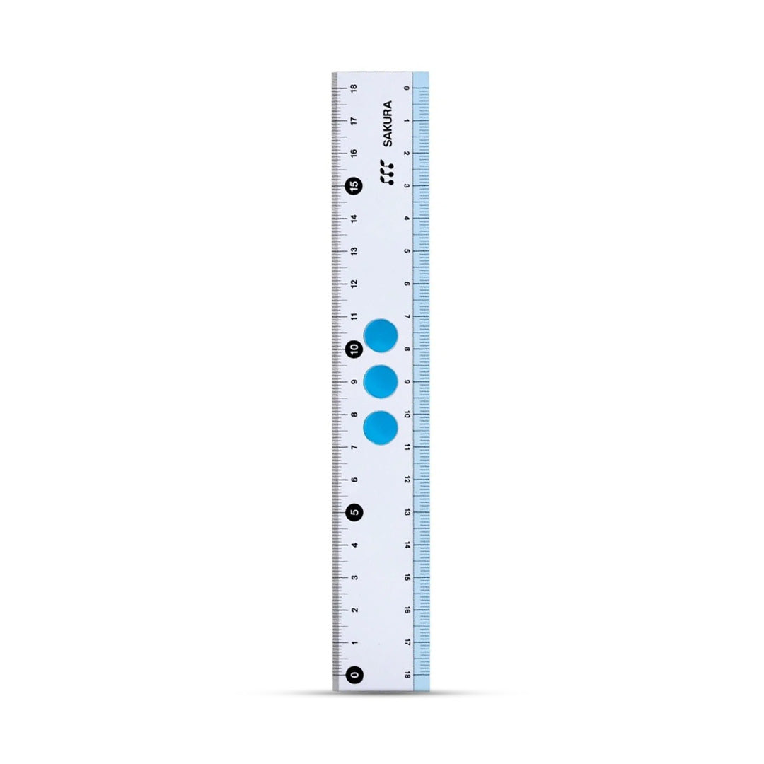 Sakura Straight Line Ruler 18cm G Jogi