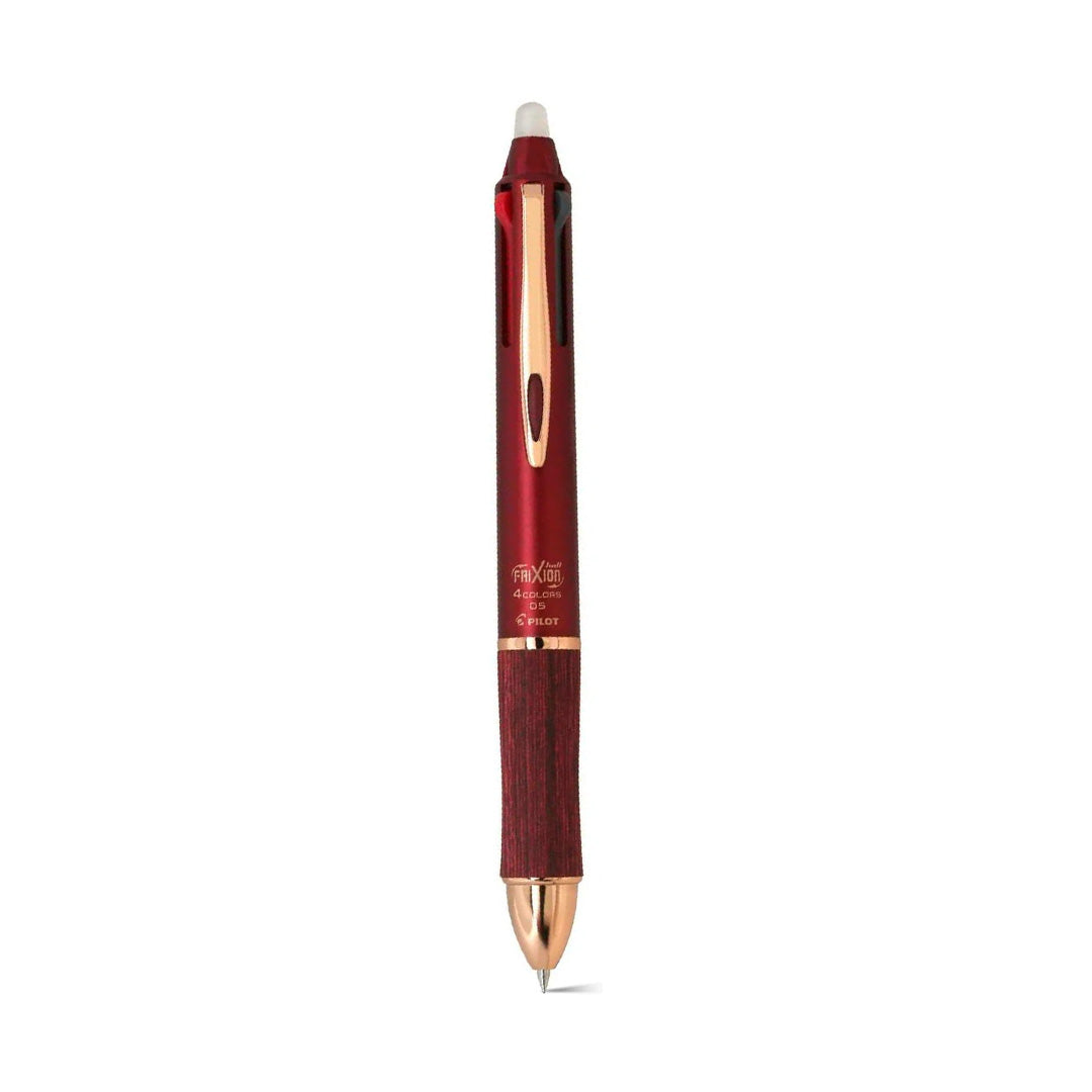 Pilot FriXion Ball 4 Wood 4 Color Gel Ink Multi Pen - 0.5 mm