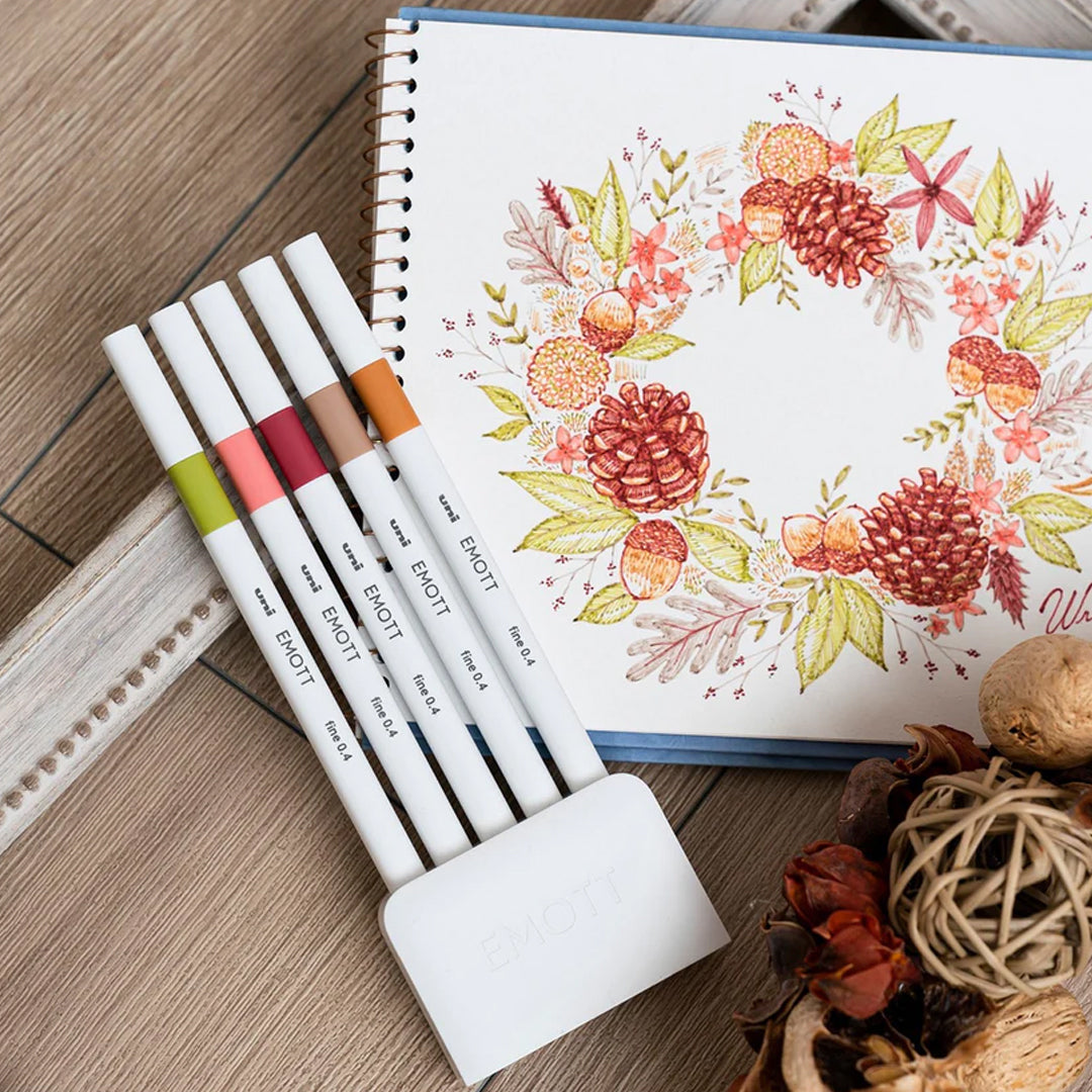 Uni Emott Pens 5-color set