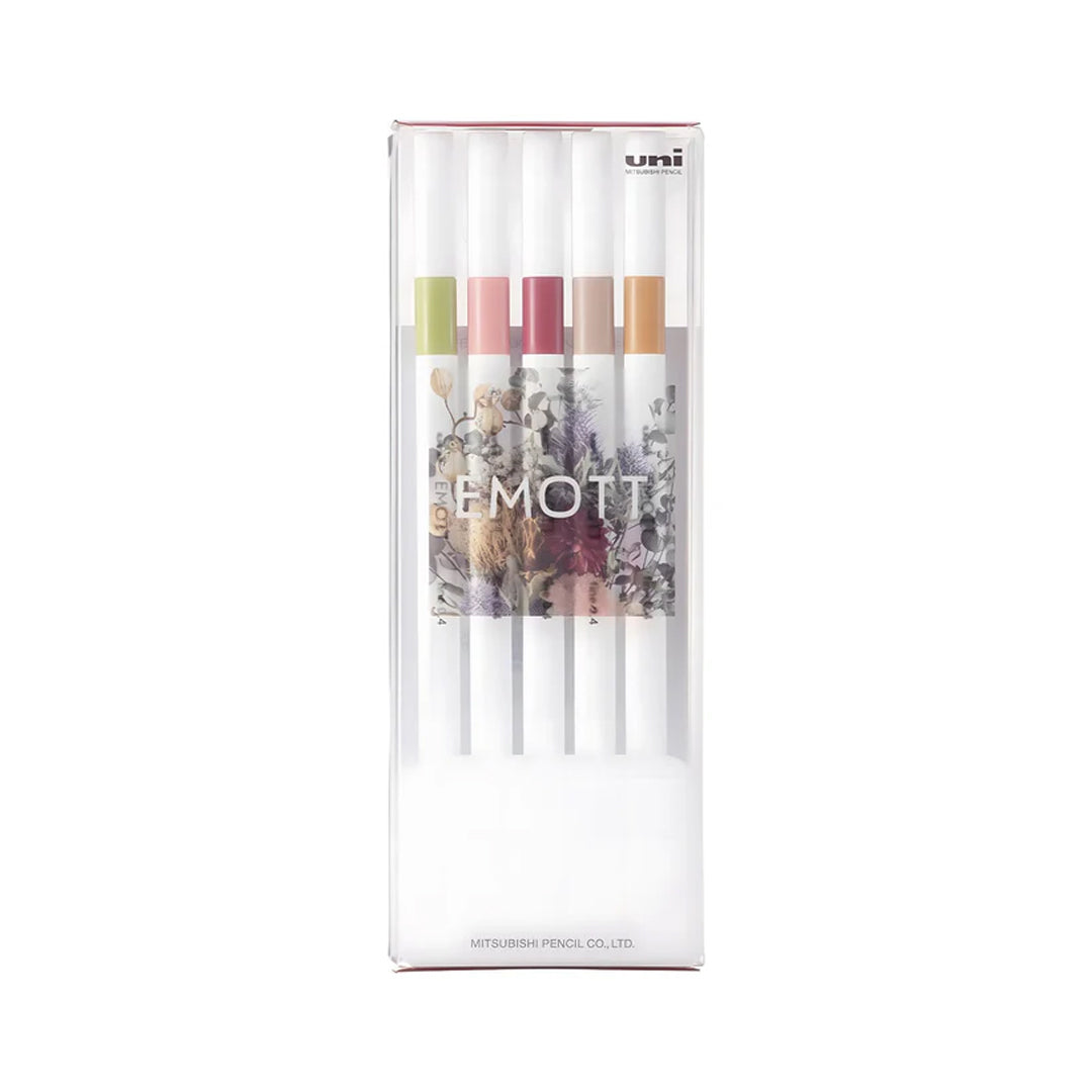 Uni Emott Pens 5-color set