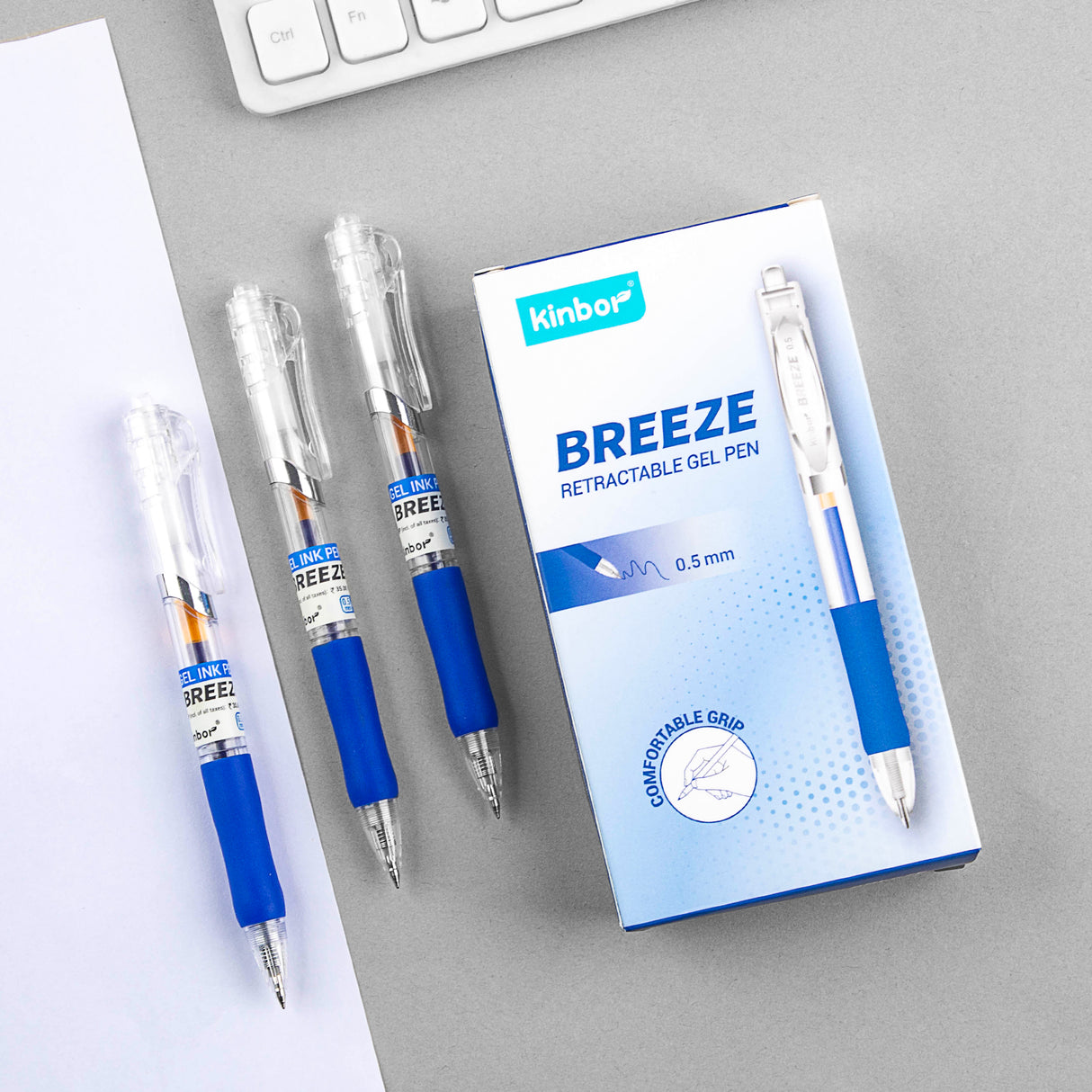 Kinbor Breeze Retractable Gel Pen 0.5mm