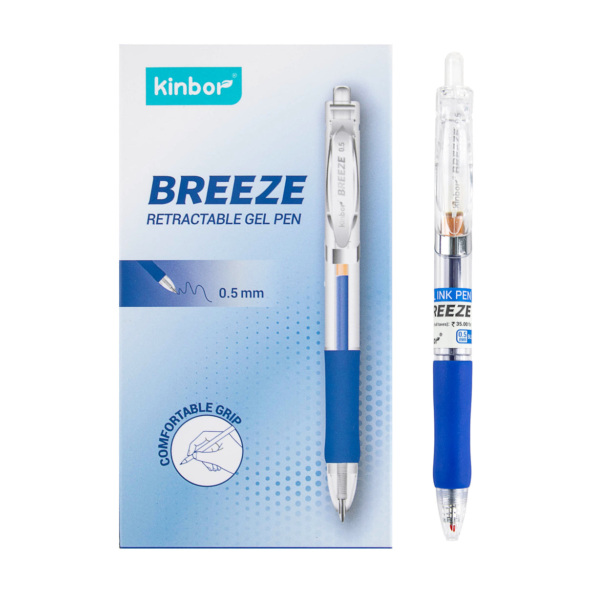 Kinbor Breeze Retractable Gel Pen 0.5mm