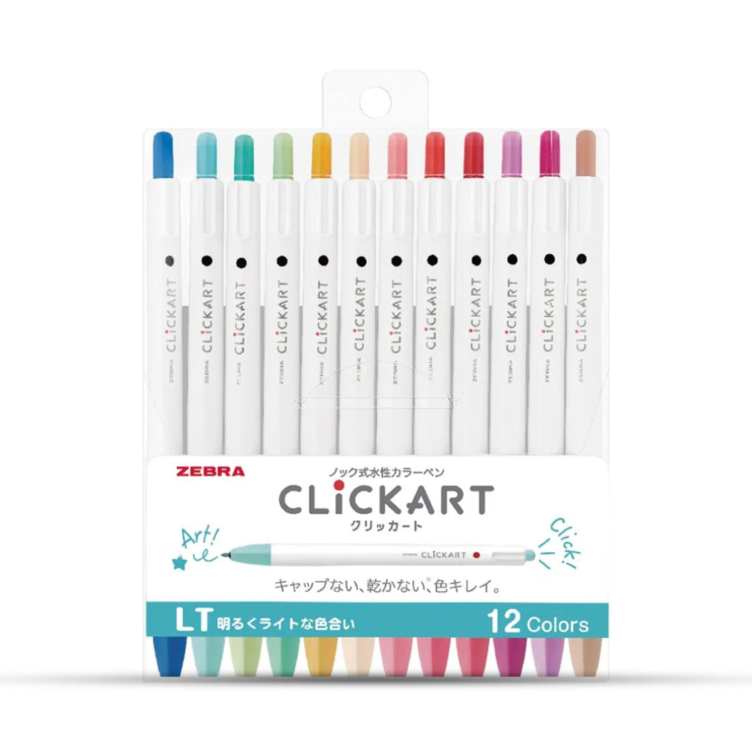 Zebra Clickart Color Pen Set
