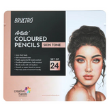 Brustro Artist's Colour Pencil Skin Tone-Set of 24