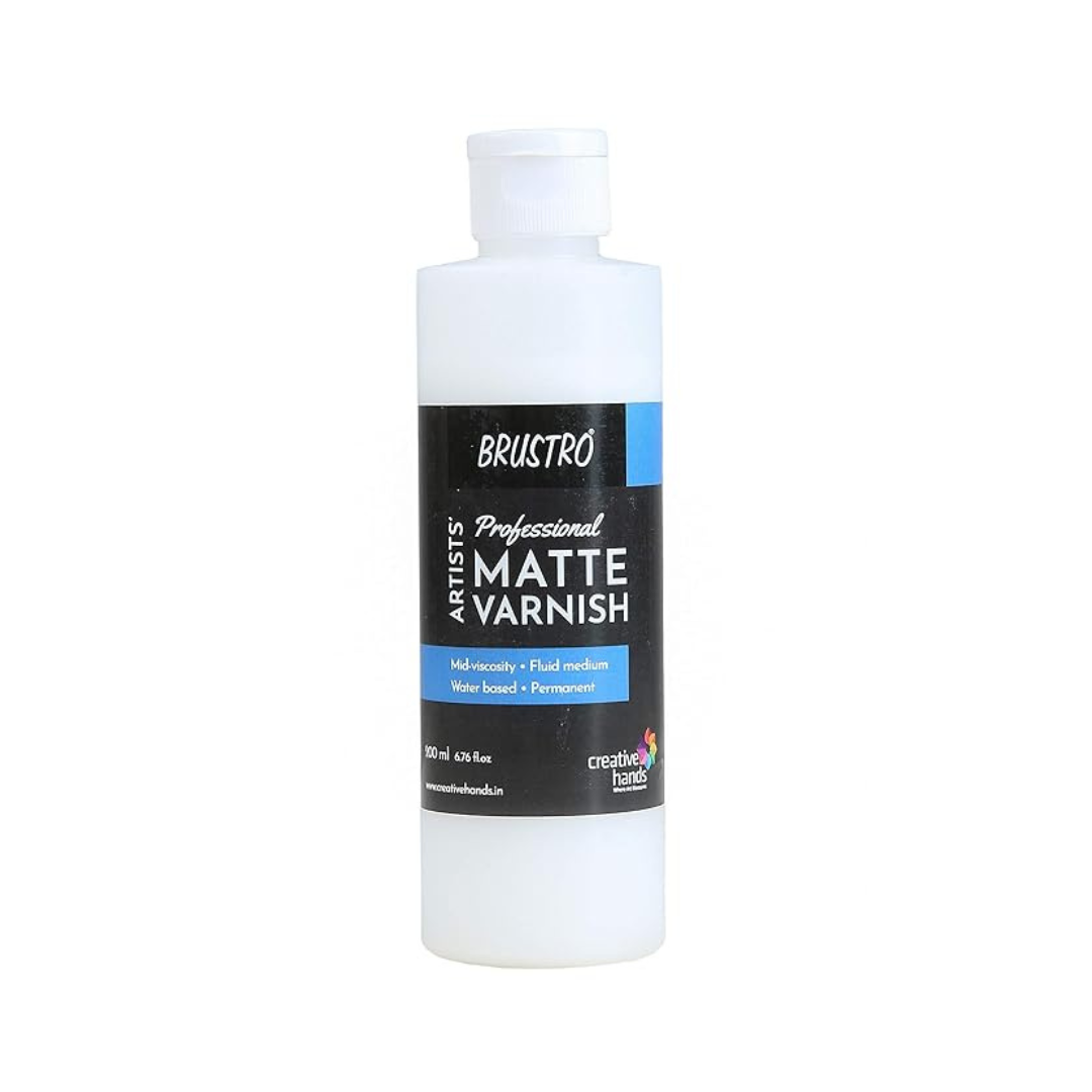 Brustro Artist's Professional Varnish 200ml - Matte Finish