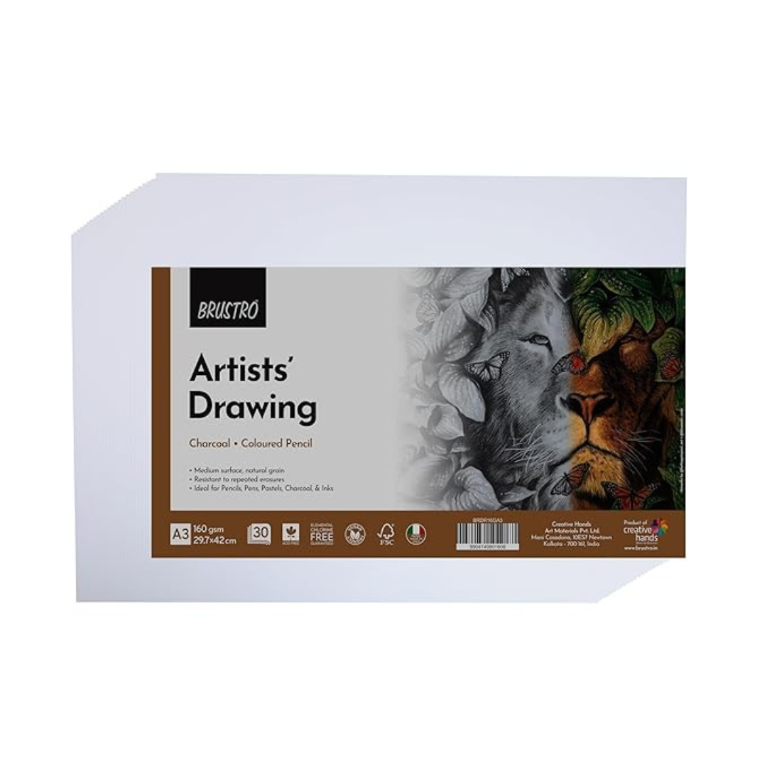 Brustro Artists Drawing Paper- Pack of 30 Sheets