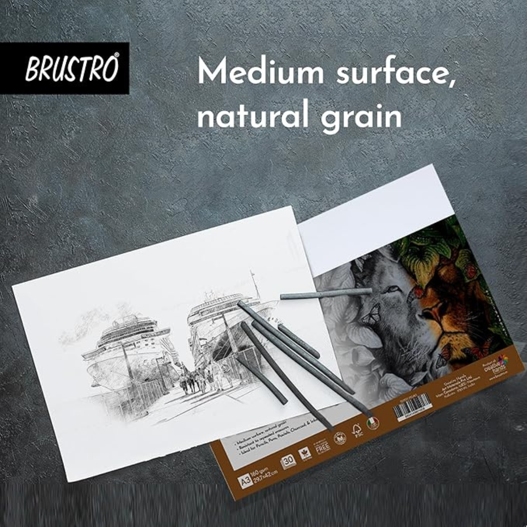 Brustro Artists Drawing Paper- Pack of 30 Sheets