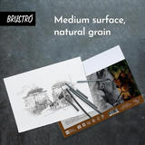 Brustro Artists Drawing Paper- Pack of 30 Sheets