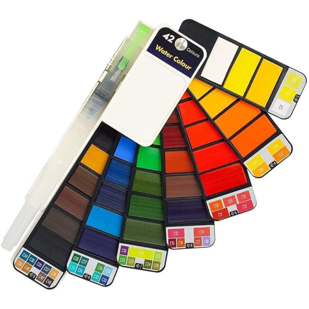 Brustro Artists Watercolour Pan - Set of 42