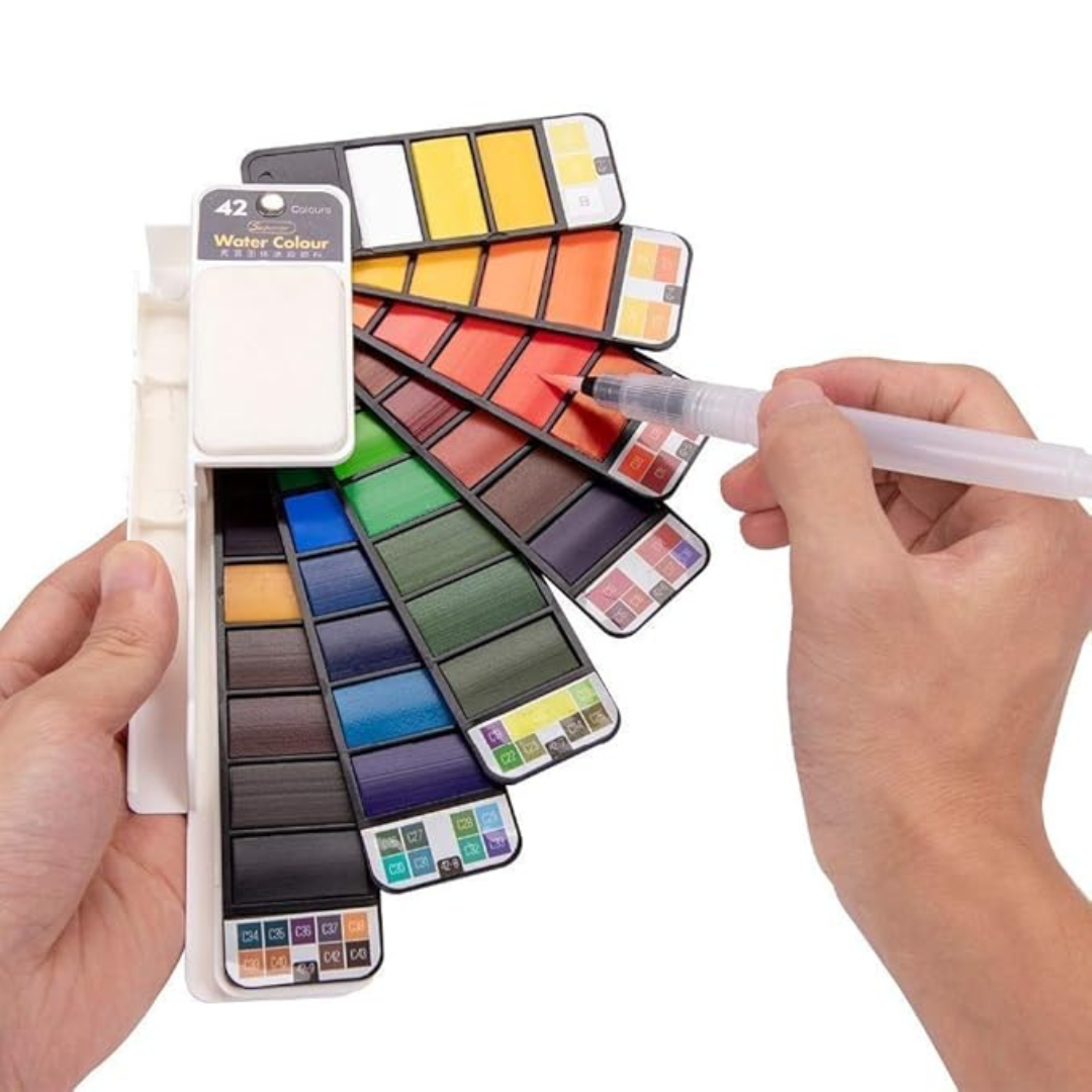 Brustro Artists Watercolour Pan - Set of 42