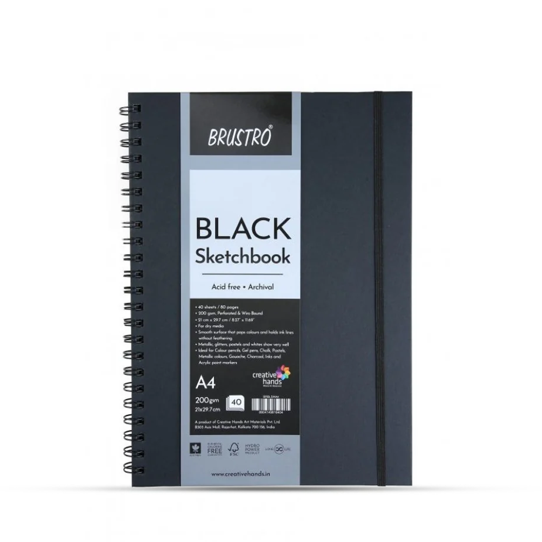 Brustro Artist Black Sketchbook