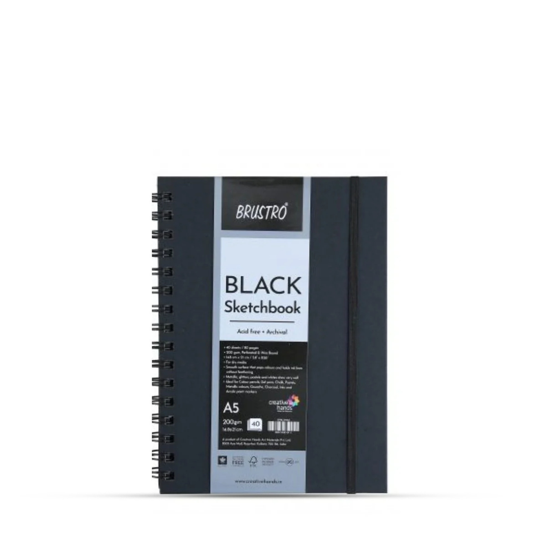 Brustro Artist Black Sketchbook