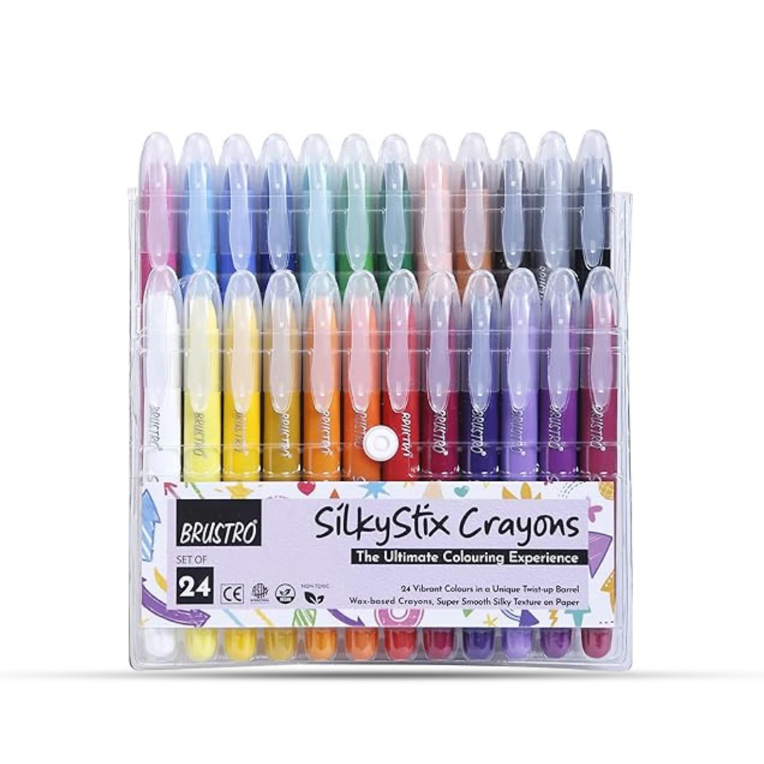 Brustro SilkyStix Crayons Set